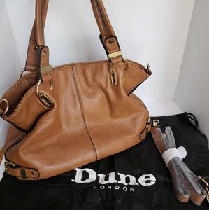 Dune  Hobo Purse, Leather with Gold hardware with Dust bag